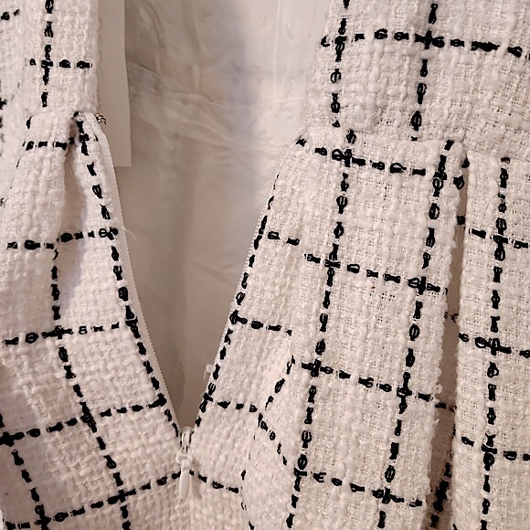 NWT BCBGeneration Plaid Skater Mini Dress Size 8 - Picture 7 of 10